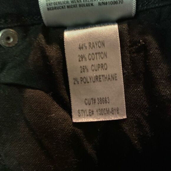 #112 CITIZENS FOR Humanity Avedon Black Rayon Blend Jeans - Picture 4 of 8